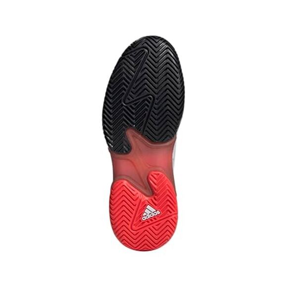 NWT adidas Men’s Barricade 13 Tennis Shoes White Black Red Size 10